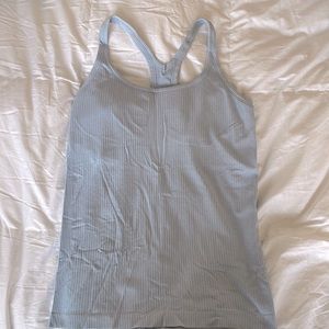 Lululemon Ebb to Street tank size 12 blue